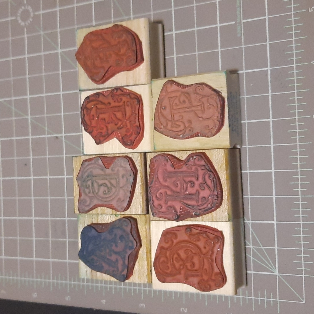 E Monogram Letter Stamp - Picture 2 of 2